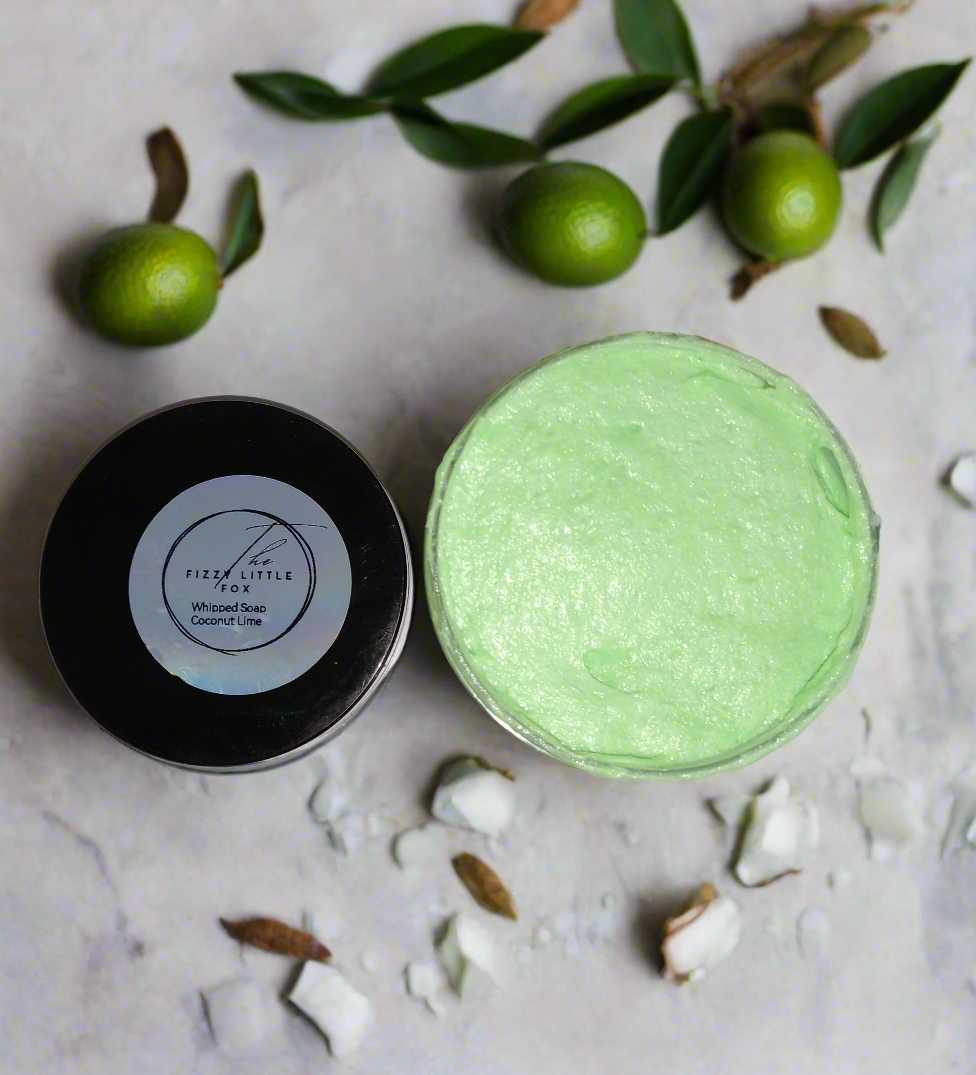 Coconut Lime Whipped Soap