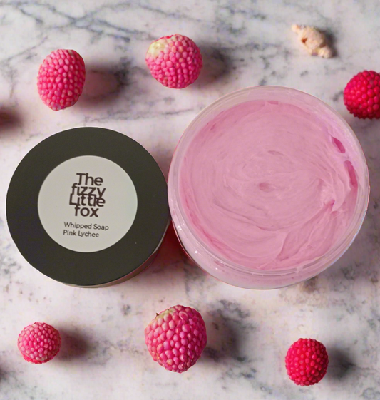 Pink Lychee Whipped Soap